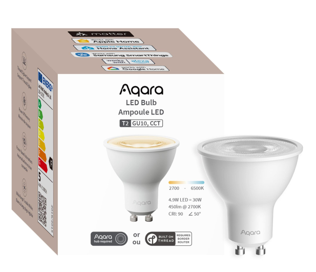AQARA LED Bulb T2 (CCT, GU10) - 1311382 - zdjęcie 2